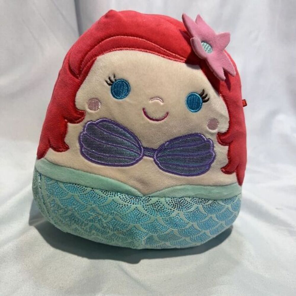 NWT~Squishmallows ~Disney ~Ariel‎ Princess 7"
